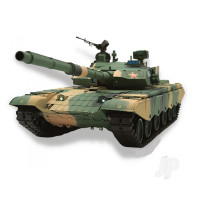 1:16 Chinese ZTZ 99 with Infrared Battle System (2.4GHz + Shooter + Smoke + Sound + Metal Gearbox)