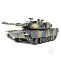 1:16 U.S. M1A2 Abrams with Infrared Battle System (2.4GHz + Shooter + Smoke + Sound + Metal Gearbox + Idler + Front Wheel + Tracks)