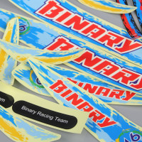 Blue Colour Decal Stickers