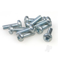 Metal Crosshead Screw, M3 x 10 (10 pcs)