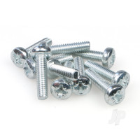 Metal Crosshead Screw, M4 x 16 (10 pcs)