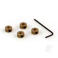 Wheel Collets, 8 SWG (4mm) (4 pcs)