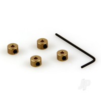 Wheel Collets, 12 SWG (2.5mm) (4 pcs)