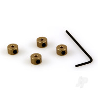 Wheel Collets, 14 SWG (2mm) (4 pcs)