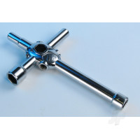 4 Way Wrench 1:10 Car/Heli 5.5/7/8/10