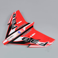 Wing without Canopy Red (Painted with Decal) (for F-38)