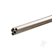 Aluminium Round Tube, 3/32 x 36in - .014in Wall (Bulk Pack of 5 Items)