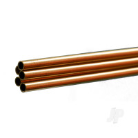Brass Round Tube, 1/8 x 36in - .014in Wall
