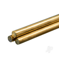Brass Round Rod, 3/8in x 36in