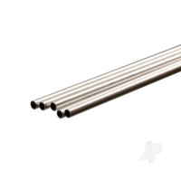 Aluminium Round Tube, 4mm x 1m, .45mm Wall