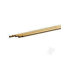 Brass Round Tube, 3mm x 1m, .225in Wall