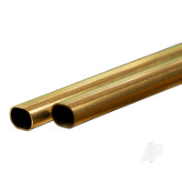 Small Brass Oval Tube (12in long) (1 pc)