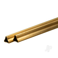 Brass Triangle Tube 3/64 x 12in (2 pcs)