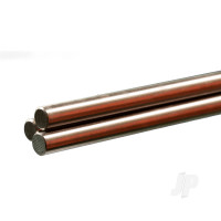 Stainless Steel Round Rod, 3/8 x 36in (Bulk Pack of 3 Items)