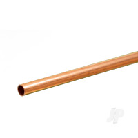 Copper Round Tube, 3/16 x 12in, .014in Wall