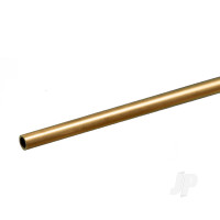 Brass Round Tube, 1/8 x12in - .014in Wall