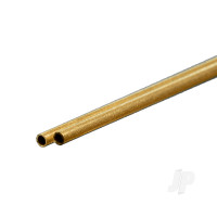 Brass Round Tube, 1/16 x 12in - .006in Wall (2 pcs)