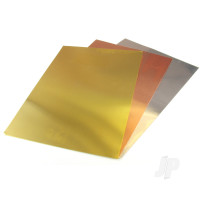 Brass, Copper, Aluminium Foil Pack, .005in 5 x 7in (3 pcs)