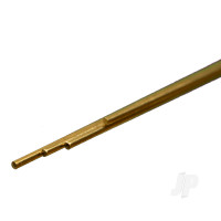 Brass Round Rod, 3/64in x 12in (4 pcs)