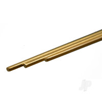 Brass Round Rod, 1/16in x 12in (3 pcs)