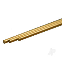 Brass Round Rod, .081in x 12in (3 pcs)