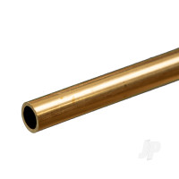 Brass Round Tube, 1/4 x 12in - .029in Wall