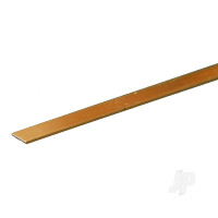 Brass Strip, 1/4 (.025) x 1/4 x 12in