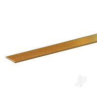 Brass Strip, 1/4 (.025) x 1/2 x 12in