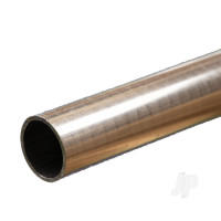 Aluminium Round Tube, 1/2 x 12in - .029in Wall
