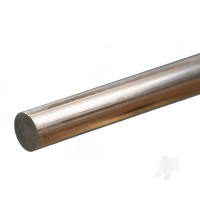 Aluminium Round Rod, 3/8 x 12in