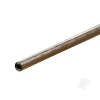 Stainless Steel Round Tube, 1/8 x 12in, .028in Wall
