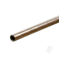 Stainless Steel Round Tube, 3/16 x 12in, .028in Wall
