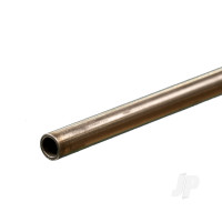 Stainless Steel Round Tube, 1/4 x 12in, .028in Wall