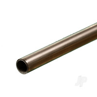 Stainless Steel Round Tube, 5/16 x 12in, .028in Wall
