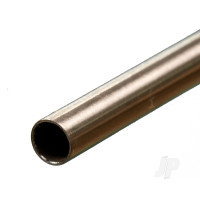 Stainless Steel Round Tube, 3/8 x 12in, .028in Wall