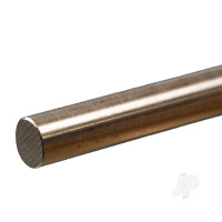 Stainless Steel Round Rod, 7/16 x 12in