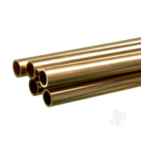 Brass Round Tube, 1/4 x36in - .029in Wall