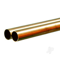 Brass Round Tube, 3/4 x 36in - .029in Wall