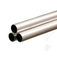 Aluminium Round Tube, 1/2 x36in - .016in Wall (Bulk Pack of 3 Items)