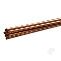 Copper Round Tube, 5/32 x 36in, .014in Wall (Bulk Pack of 8 Items)