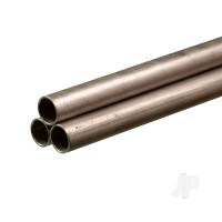 Stainless Steel Round Tube, 1/2 x 36in, 22ga Wall