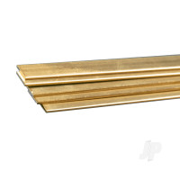 Brass Strip, 1/32 (.032) x 1/4 x 36in (Bulk Pack of 5 Items)