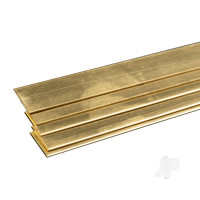 Brass Strip, 1/32 (.032) x 1/2 x 36in
