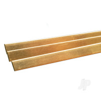 Brass Strip, 1/16 (.064) x 1/2 x 36in