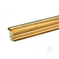 Brass Strip, 332 (.093) x 1/4 x 36in (Bulk Pack of 4 Items)