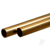 Brass Round Tube, 7 x 300mm, .45mm Wall (2 pcs)