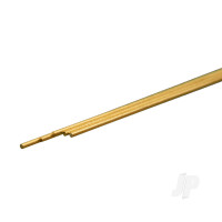 Brass Round Rod, 1 x 300mm (5 pcs)