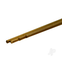 Brass Round Rod, 2.5 x 300mm (4 pcs)