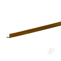 Brass Angle, 1/8in x 300mm, .014in Wall