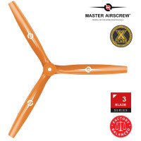 13x12 3-Blade Propeller Reverse/Pusher Orange